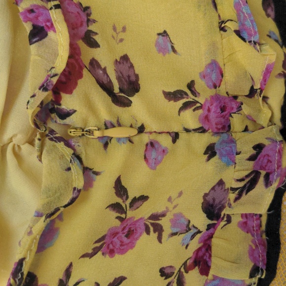 For Love and Lemons Maison Floral Maxi Dress Medium - Picture 9 of 14